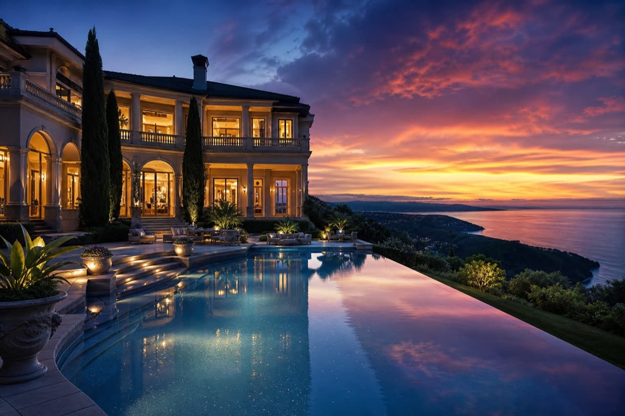 Luxury home exterior used as an ImageMotion example